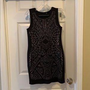 Black sequin dress